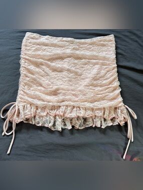 Windsor Blush Pink Lace Skirt